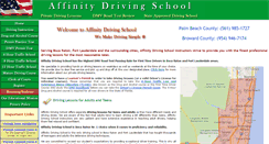 Desktop Screenshot of affinityautodrivingschool.com